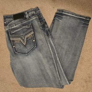 True Luck Kirk Bootcut Stretch Denim Jeans 40 / 32
